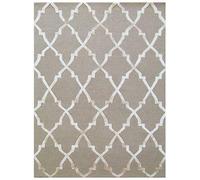 Bakero Kohinoor Wool/Viscose Rug, Wool/Viscose, mocha, 244 x 153 x 1.5 cm