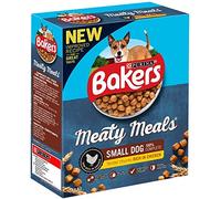 Bakers 2 x Meaty Meats with Tasty Chicken Small Dog, 1kg