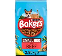 Bakers 2 x Small Dog with Tasty Beef & Vegetables & Wholegrain, 2.85kg