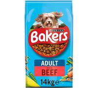 Bakers Adult Dog Food Beef and Vegetable, 14 kg