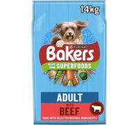 Bakers Adult Beef with Vegetables Dry Dog Food 14kg