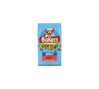 Bakers Adult Dry Dog Food Beef and Veg 14 kg, Packaging May Vary