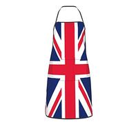 Bakers Apron Union Jack The Chef Apron With Pockets Kitchen Apron Novelty Bib Apron 52X72Cm For Bbq, Gardening, Cooking