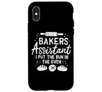 Bakers Assistant Put The Bun In The Oven Case for iPhone X/XS