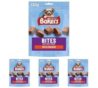 BAKERS Bites Chicken Dog Treats 130g (Pack of 4)