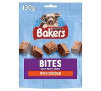 BAKERS Bites with Chicken, Dog Treats 130g, Pack of 6