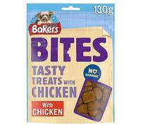 BAKERS Bites with Chicken, Dog Treats 130g, Pack of 6