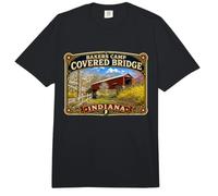 Bakers Camp Covered Bridge Comfort Colors Adult Heavyweight T-Shirt