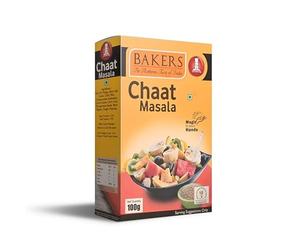 Bakers Chat Masala, Tangy and Spicy Blend for Enhancing Indian Snacks and Street Food - 100gms (Pack of 1)
