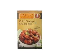 Bakers Chilli Chicken Snacks Mix, Indian Spice Chicken Powder - 100g (Pack Of 2)