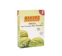 BAKERS Classic & Delightful Pista Ice Cream Powder, Easy to Make No Sugar Needed Perfect Dessert Mix - 100g (Pack Of 3)