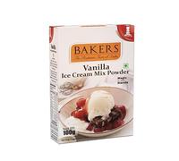 BAKERS Classic & Delightful Vanilla Ice Cream Powder, Easy to Make No Sugar Needed Perfect Dessert Mix - 100g (Pack Of 3)