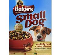 Bakers Complete Small Dog Food with Beef and Vegetable, 1kg