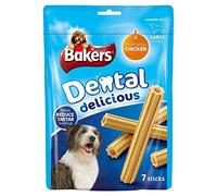 Bakers Dental Delicious Large Dog Treats Chicken 7 per pack