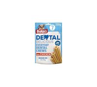 Bakers Dental Delicious Medium Dog Chews Chicken 200g, Pack of 6
