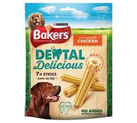 Bakers Dental Delicious with Chicken Medium Dog Treats 7 per pack Case of 6