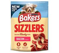 BAKERS Sizzlers Bacon and Cheese Dog Treats - 90g