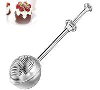 Baker's Dusting Wand for Baking Sugar FlourSpices, Powdered Sugar Shaker Duster Sifter for Baked Goodies, Cooking Baking Tool for Home Pastry Chefs