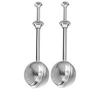 Baker's Dusting Wand for Sugar, Flour and Spices, Stainless Steel Powdered Sugar Shaker Duster Sifter, Set of 2