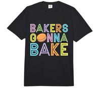 Bakers Gonna Bake Retro Parisian Love Pastry Chef Macaron Comfort Colors Adult Heavyweight T-Shirt