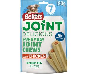 Bakers Joint Delicious Medium Chicken Dog Chews 180G (Pack of 6)