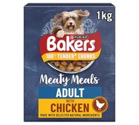 BAKERS Meaty Meals Chicken Dry Dog Food (Pack of 5 , 5Kgs)