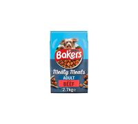Bakers Meaty Meals Dry Dog Food, Beef, 2.7kg