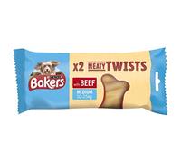 Bakers Meaty Twist Medium Dog Treats 180g - Case of 12 (2.16kg)