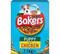 Bakers Puppy Dry Dog Food Chicken and Veg 1.1kg