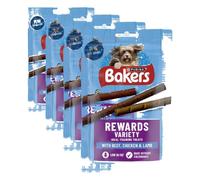 BAKERS Rewards Chicken, Beef and Lamb Dog Treats 100g (Pack of 4)
