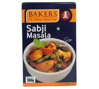 Bakers Sabji Masala, Flavorful Spice Blend for Vegetable Curries, Premium Quality Seasoning for Authentic Taste - 100g (Pack Of 2)
