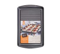 Baker's Secret Nonstick Grill Pan for Oven 17.5" x 11", Carbon Steel Oven Grill Skillet with Premium Food-Grade Coating, Non-stick Grill Pan, Roasting Baking Supplies - Classic Collection
