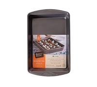Baker's Secret Nonstick Roaster Pan 13"x9", Carbon Steel Oven Roasting Pan with Premium Food-Grade Coating, Non-stick Grill Pan, Cookware Accessories - Classic Collection