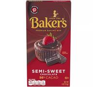 Baker's, Semi Sweet Baking Chocolate Squares, 4oz Box (Pack of 4) by Baker's