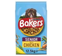 Bakers Senior Dry Dog Food Chicken and Veg 12.5kg