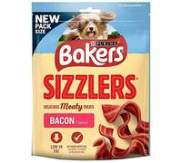 Bakers Sizzlers Bacon 6x90gm Dry Dog Treats