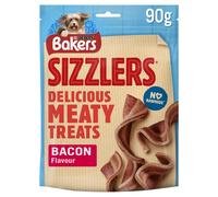 BAKERS Sizzlers Bacon and Cheese Dog Treats - 90g
