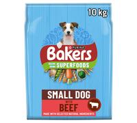 Bakers Small Dog Dry Dog Food Beef & Veg 10kg