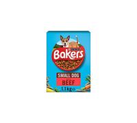 Bakers Small Dry Dog Food Beef and Veg 1.1kg
