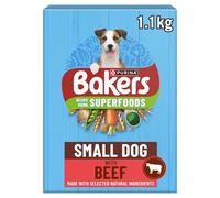 Bakers Small Dry Dog Food - Beef & Vegetable - 1.1 kg