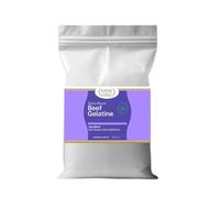 Bakers Street Beef Gelatine Powder 100g - Halal - Bovin 250 Bloom - Gelatine for Versatile Gelling & Setting in Sweet & Savory Recipes - Ideal for Gummy Sweets, Mousses & Ice Cream
