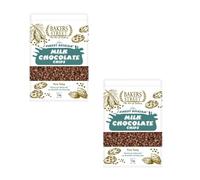 Bakers Street Milk Chocolate Chips 2X1Kg | Premium Quality | Baking & Desserts | Ideal for Making Cake, Muffin, and all of the bakings (NP)