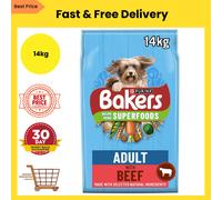 Bakers Adult Beef with Vegetables Dry Dog Food 14kg