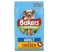 BAKERS Superfoods Adult Dry Dog Food Chicken with Vegetables 14kg Pack