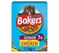 Bakers Senior Dry Dog Food Chicken and Veg - 1.1 kg