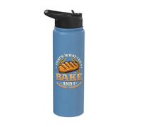 Bakers that´s What I Do I Bake and I Know Things Baking Stainless Steel Insulated Water Bottle