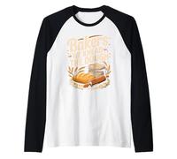 Bakers We Knead The Dough Bread Rolling Pin Wheat Raglan Baseball Tee