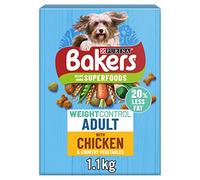 BAKERS Weight Control Chicken Dry Dog Food 1.1kg (Pack of 4)