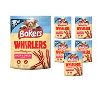 Bakers Whirlers Dog Treats Bacon and Cheese 130g - 6130g