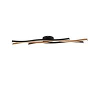 Tamar Flush Ceiling Light black